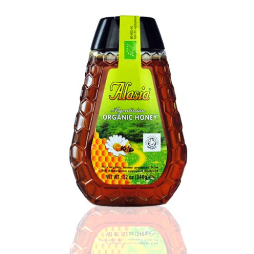 Alasia Organic Honey 340 grams squeeze