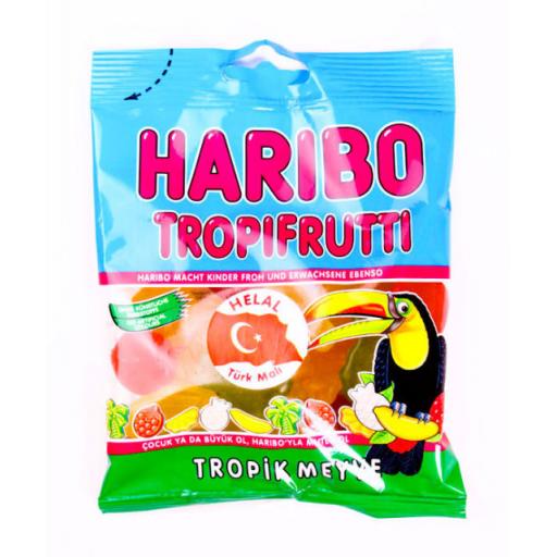 Halal Haribo Troppifrutti 100grams