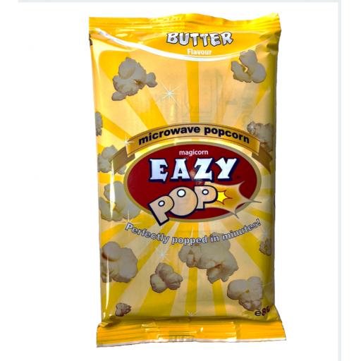 EAZYPOP Microwave Popcorn Butter Flavour 85g