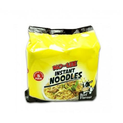 Ko lee instant noodles Beef Flavour x 5 Pack
