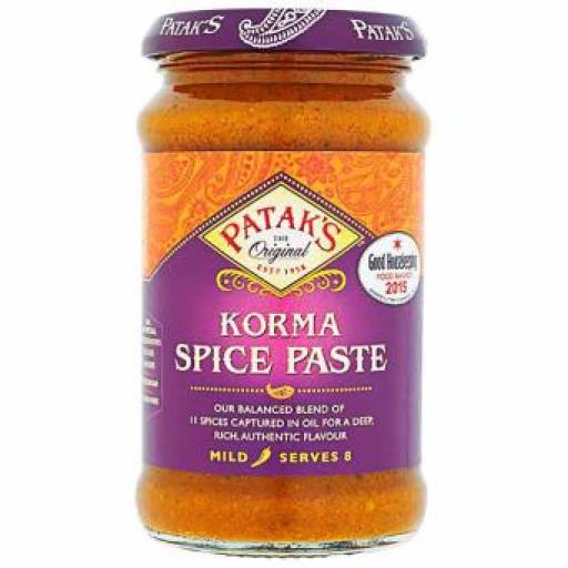 Pataks Korma Curry Paste 290 Gr