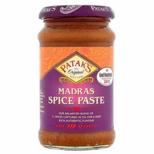 PATAK'S MADRAS SPICE SAUCE PASTE 283 Grams