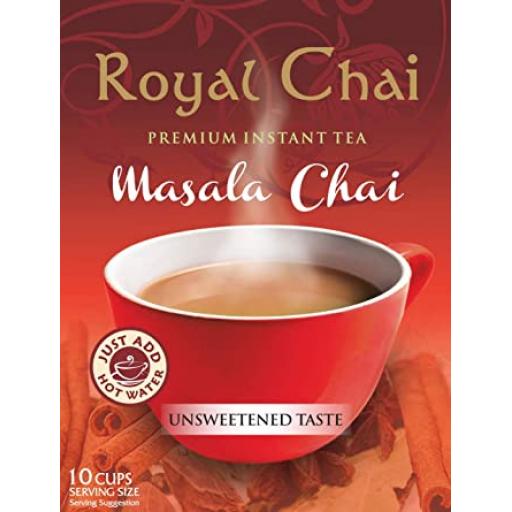 Royal Chai masala chai- unsweetened 10 Serving 220g