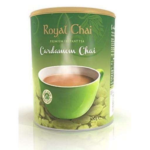 Royal Chai Elaichi Tub - Unsweetened 22 Servings (400g)