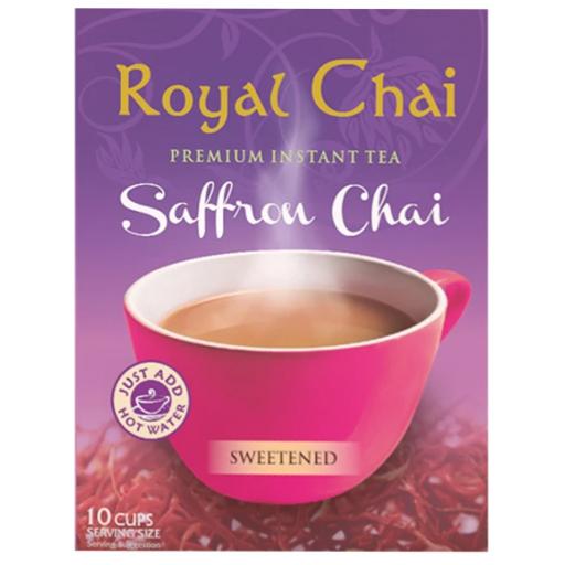 Royal Chai Saffron - Sweetened 10 Serving (220g)